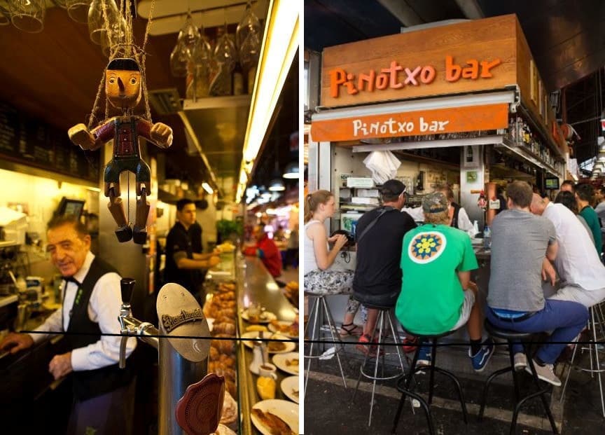 Лучшие бары близ рынка Бокерия в Барселоне