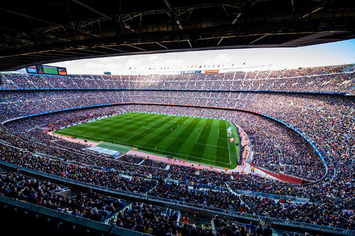 Стадион Камп Ноу в Барселоне