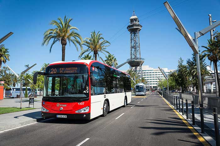 Автобусы в Барселоне