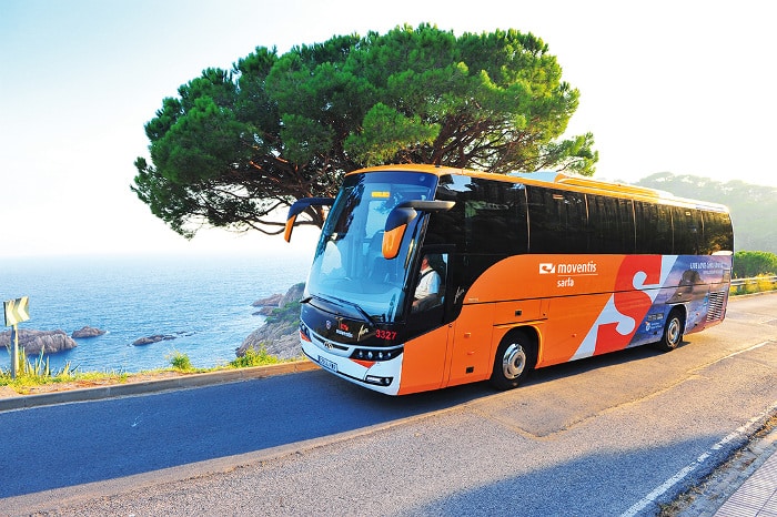 Автобус по направлению Ллорет де Мар – Барселона