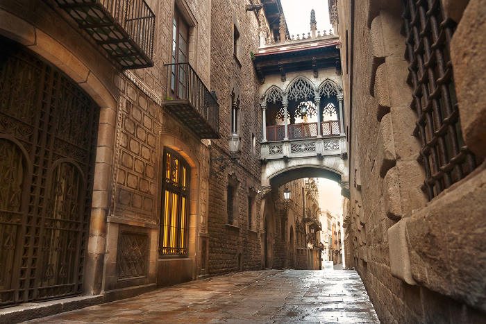 Старый город Барселоны