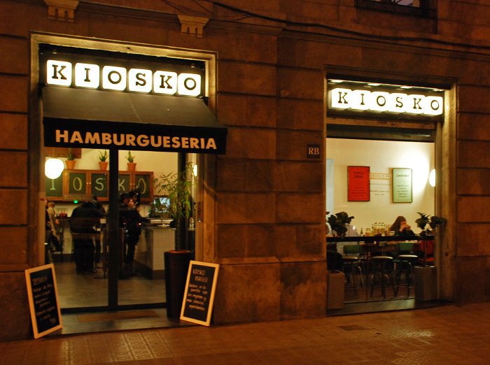 Лучшие бургеры в Барселоне в Kiosko