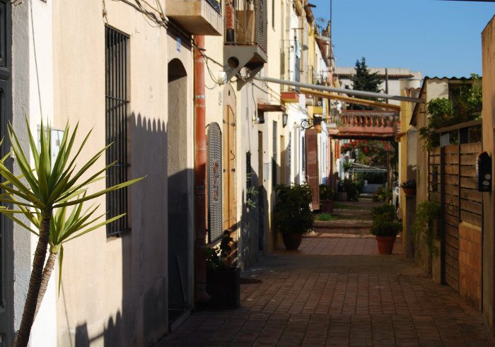 Carrer d’Aiguafreda – переулки из прошлого