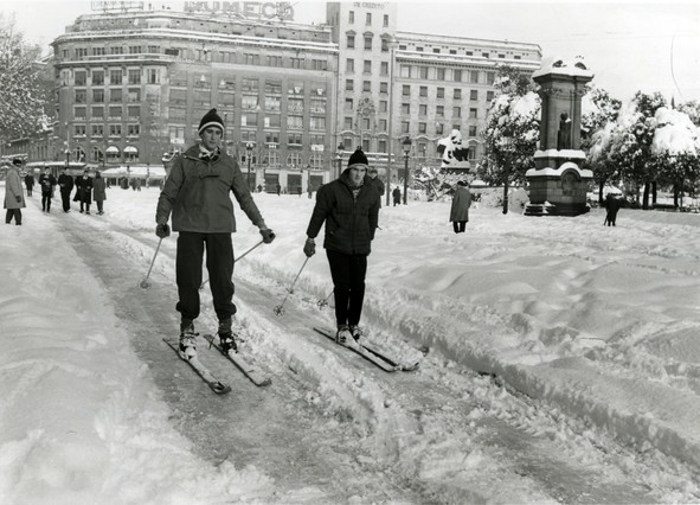 Снегопад 1962 в Барселоне