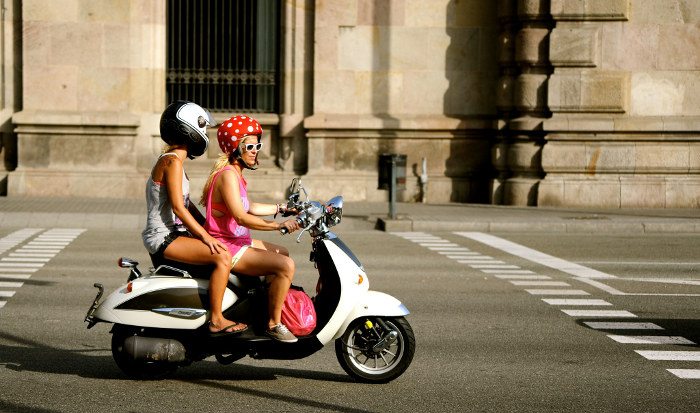 Скутеры в Барселоне
