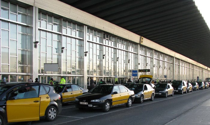 Такси в аэропорту Барселоны