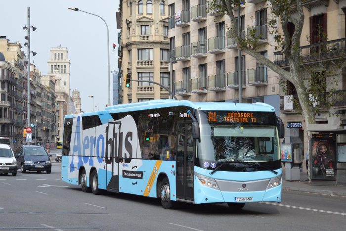Маршруты автобуса из аэропорта Барселоны