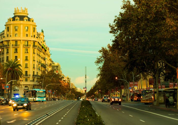 Проспект Параллель в Барселоне