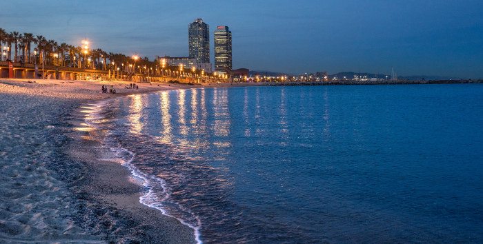 Описание моря у Барселоны