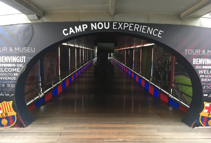 Камп Ноу: вход