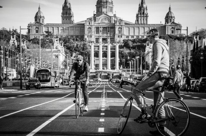 По Барселоне на велосипеде