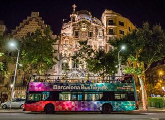 Туристический автобус Барселоны: маршруты Night Day