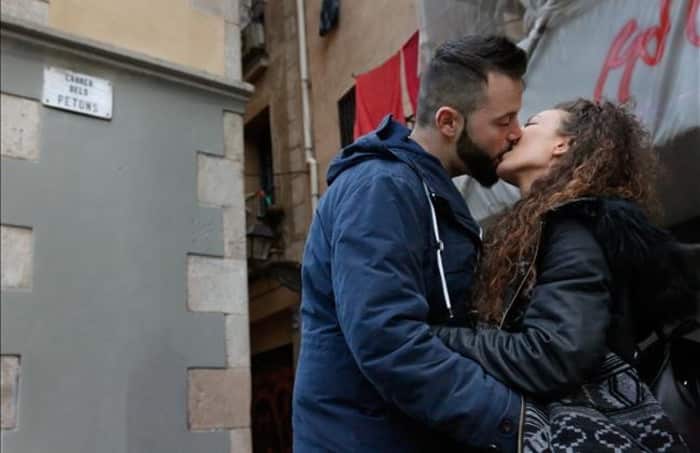 Поцелуи в Барселоне: Carrer dels Petons