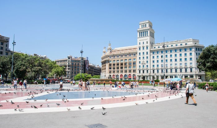Что посмотреть в Барселоне за 1 день: площадь Каталонии