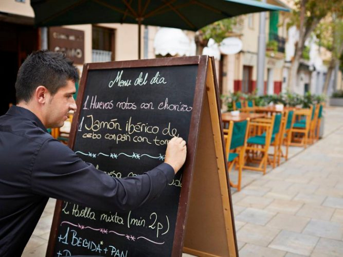 Menu del dia в Барселоне