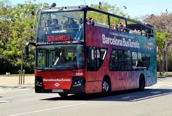 Маршруты туристического автобуса в Барселоне