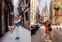 Романтическая Барселона: Инстаграм фото для love story