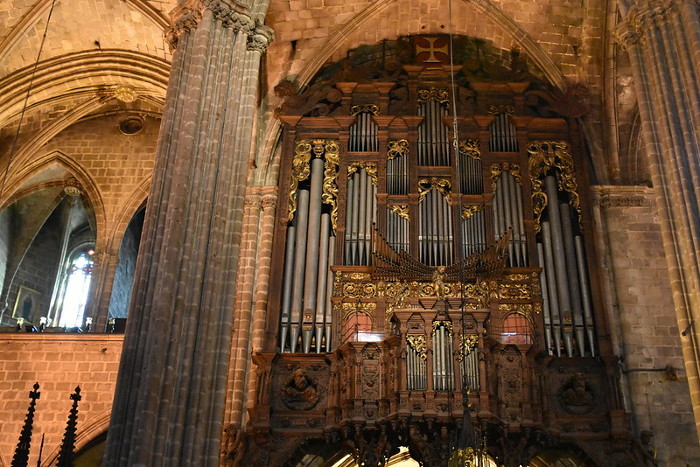 Интерьер Кафедрального собора: орган