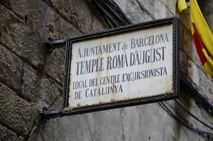 Готический квартал Барселоны, Храм Августа