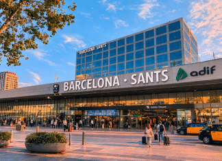 Главный вокзал Барселона Сантс