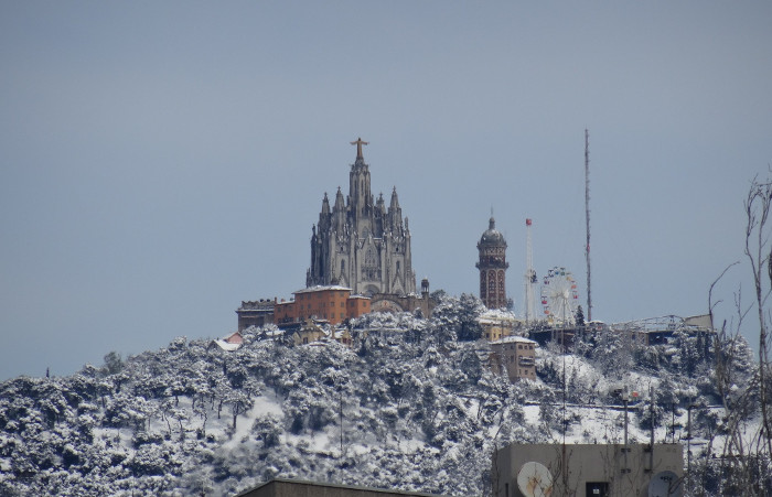 Снег в Барселоне